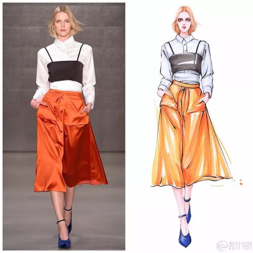 马克笔下的丝绸光影 时装手绘的艺术与灵性